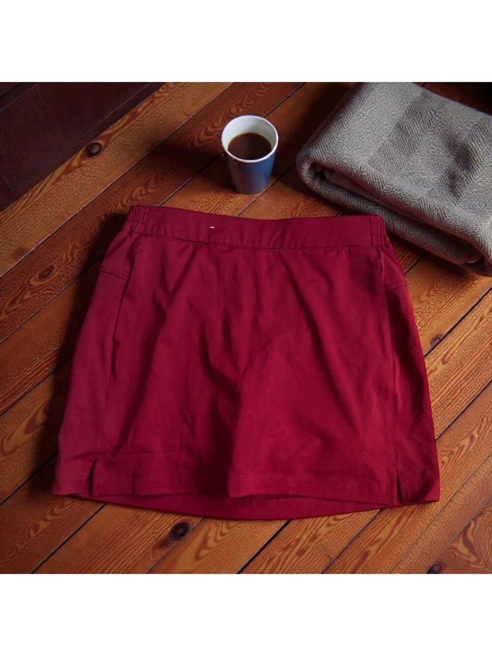 LADY HAGEN Burgundy Golf Pickleball Tennis Active Skort Size Medium
